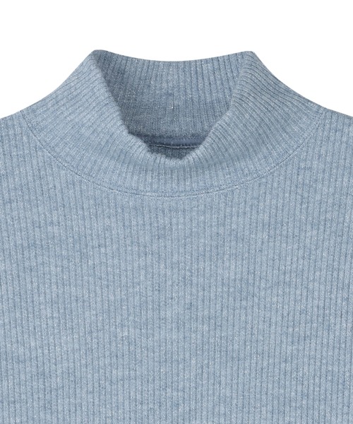 Pitta Re:)（ピッタリ）の「【Pitta Re:)】 ニット ラメテレコ ハイネック プルオーバー（ニット/セーター・レディース・グレー/オフホワイト/ブルー/ブラウン・M/LL/L）」の22枚目の写真