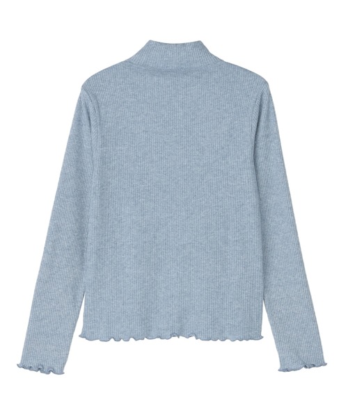 Pitta Re:)（ピッタリ）の「【Pitta Re:)】 ニット ラメテレコ ハイネック プルオーバー（ニット/セーター・レディース・グレー/オフホワイト/ブルー/ブラウン・M/LL/L）」の21枚目の写真