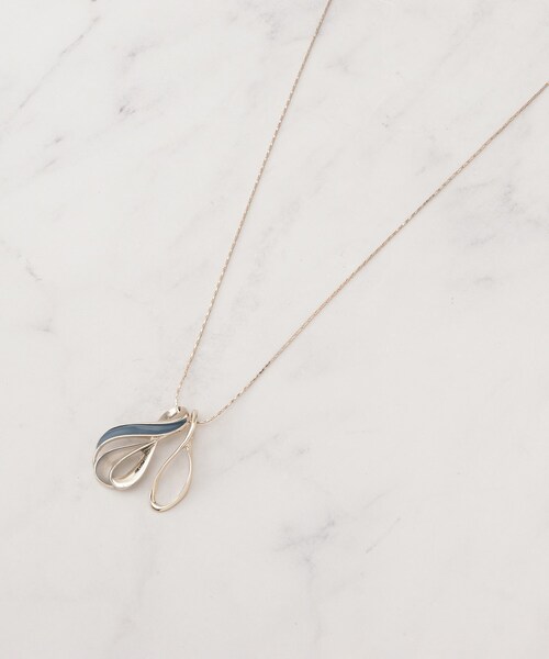 SHOO・LA・RUE（シューラルー）の「エポドロップダブルネックレス（ネックレス・レディース・レッド系1/カーキ/ブルー・00）」の2枚目の写真