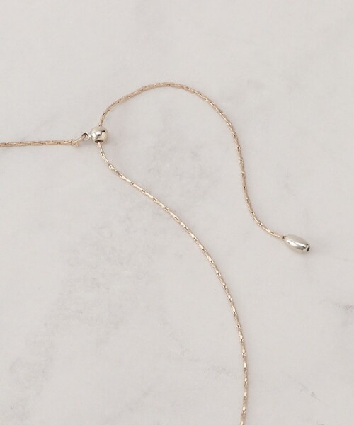 SHOO・LA・RUE（シューラルー）の「エポドロップダブルネックレス（ネックレス・レディース・レッド系1/カーキ/ブルー・00）」の7枚目の写真