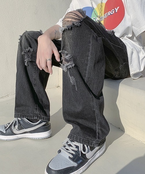 REBALANCE(リバランス)の「クラッシュデニムジーンズ(デニムパンツ・メンズ・A/B・MEDIUM/X-LARGE/LARGE)」の12枚目の写真