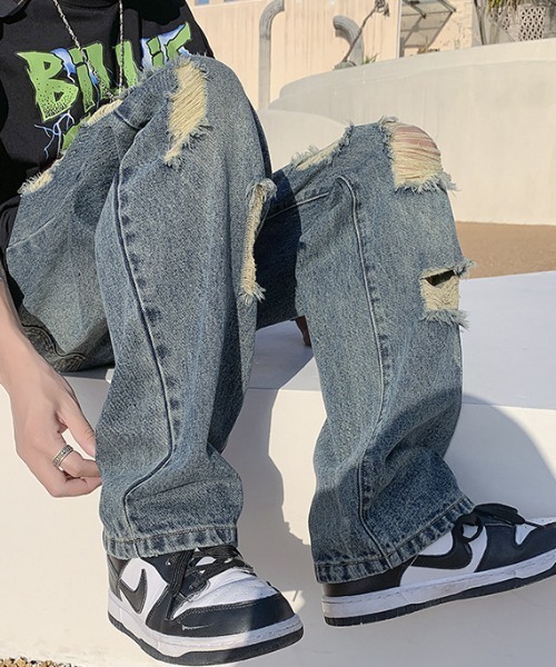 REBALANCE(リバランス)の「クラッシュデニムジーンズ(デニムパンツ・メンズ・A/B・MEDIUM/X-LARGE/LARGE)」の15枚目の写真