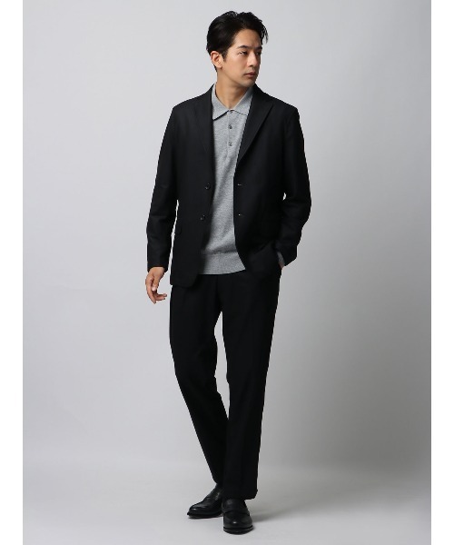 SUIT SQUARE（スーツスクエア）の「PERFORMANCE SUIT【2点セット】ジャケット＆パンツセットアップ ウォッシャブル 裾上げ済み（セットアップ・メンズ・ネイビー/ブラック・LL/L/M/S）」の2枚目の写真