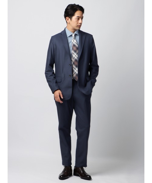 SUIT SQUARE（スーツスクエア）の「PERFORMANCE SUIT【2点セット】ジャケット＆パンツセットアップ ウォッシャブル 裾上げ済み（セットアップ・メンズ・ネイビー/ブラック・LL/L/M/S）」の4枚目の写真