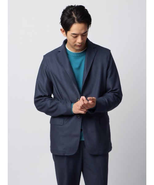 SUIT SQUARE（スーツスクエア）の「PERFORMANCE SUIT【2点セット】ジャケット＆パンツセットアップ ウォッシャブル 裾上げ済み（セットアップ・メンズ・ネイビー/ブラック・LL/L/M/S）」の5枚目の写真