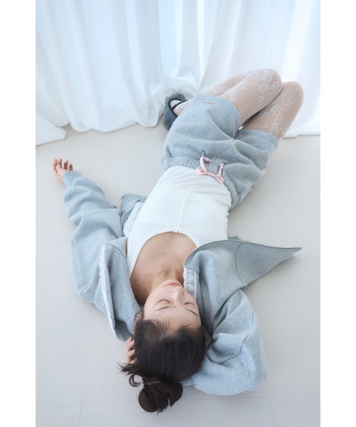 Embroidery sweat short pants/刺繍スウェットショートパンツ