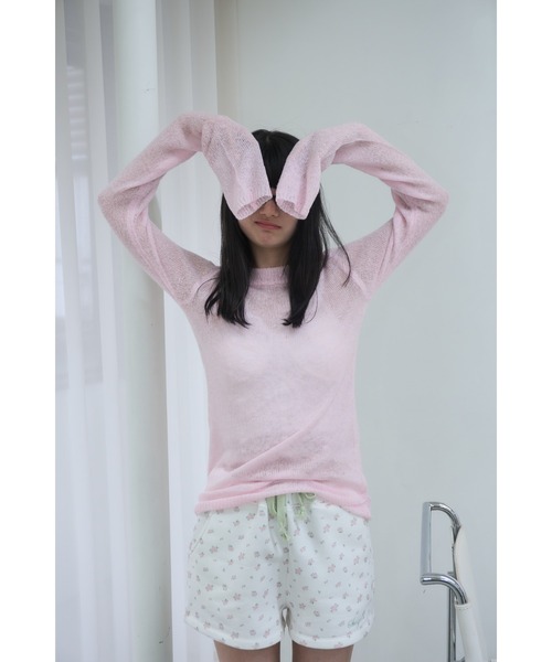 Embroidery sweat short pants/刺繍スウェットショートパンツ