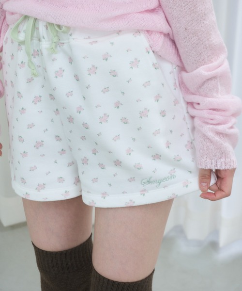 Embroidery sweat short pants/刺繍スウェットショートパンツ