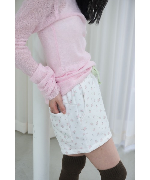 Embroidery sweat short pants/刺繍スウェットショートパンツ