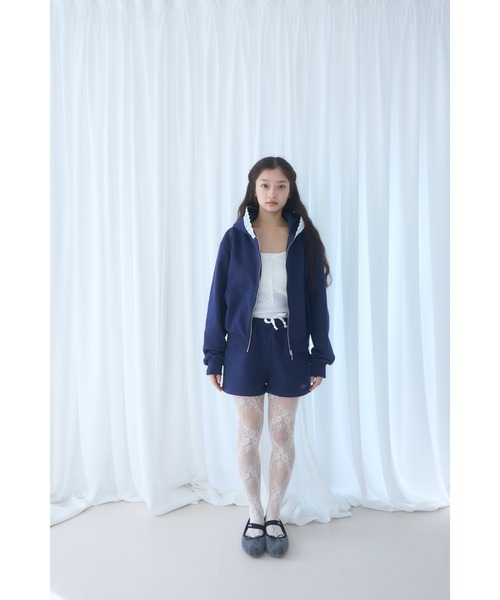 Embroidery sweat short pants/刺繍スウェットショートパンツ Embroidery sweat short pants/刺繍スウェットショートパンツ