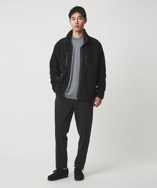 green label relaxing（グリーンレーベルリラクシング）の「＜Marmot＞POLARTEC フリース ジャケット（ブルゾン・メンズ・ブラック/ダークブラウン・M/XL/L）」の6枚目の写真