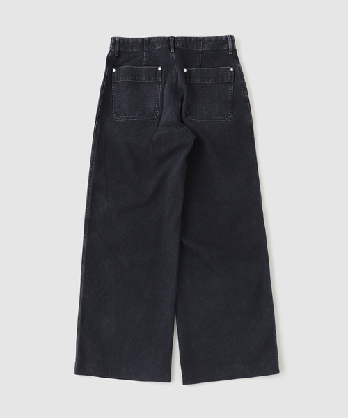 TANAKA（タナカ）の「TANAKA / タナカ WORK JEAN TROUSERS-BLACK（デニムパンツ・メンズ・ブラック・31/29）」の2枚目の写真