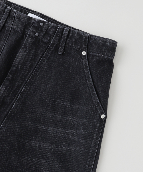 TANAKA（タナカ）の「TANAKA / タナカ WORK JEAN TROUSERS-BLACK（デニムパンツ・メンズ・ブラック・31/29）」の3枚目の写真