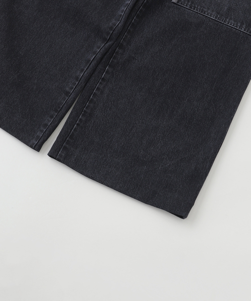 TANAKA（タナカ）の「TANAKA / タナカ WORK JEAN TROUSERS-BLACK（デニムパンツ・メンズ・ブラック・31/29）」の4枚目の写真