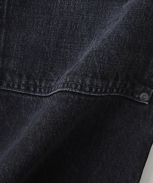 TANAKA（タナカ）の「TANAKA / タナカ WORK JEAN TROUSERS-BLACK（デニムパンツ・メンズ・ブラック・31/29）」の6枚目の写真