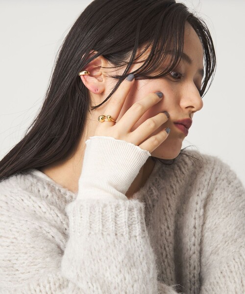 green label relaxing（グリーンレーベルリラクシング）の「【WEB限定】ボール モチーフ リング（リング・レディース・シルバー/ゴールド・FREE）」の8枚目の写真