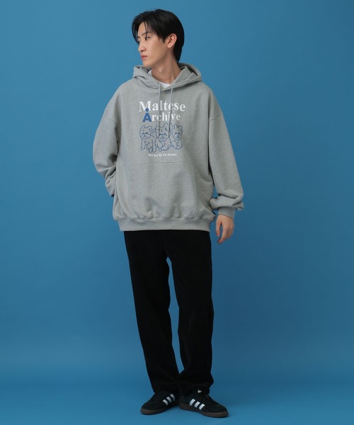 WaiKei（ワイケイ）の「【UNISEX】Wai Kei×ALAND／Amaltese フーディ―(ウラケ)（パーカー・レディース・アイボリー/ボルドー/グレー・MEDIUM/LARGE）」の16枚目の写真