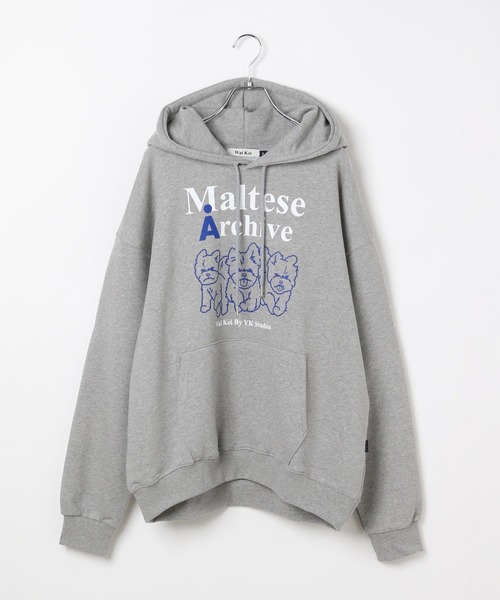 WaiKei（ワイケイ）の「【UNISEX】Wai Kei×ALAND／Amaltese フーディ―(ウラケ)（パーカー・レディース・アイボリー/ボルドー/グレー・MEDIUM/LARGE）」の21枚目の写真