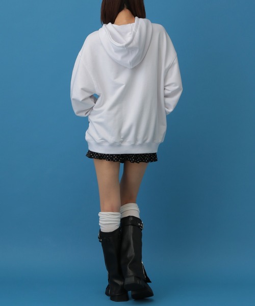 WaiKei（ワイケイ）の「【UNISEX】Wai Kei×ALAND／Amaltese フーディ―(ウラケ)（パーカー・レディース・アイボリー/ボルドー/グレー・MEDIUM/LARGE）」の6枚目の写真