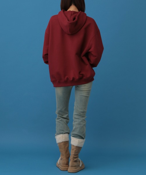 WaiKei（ワイケイ）の「【UNISEX】Wai Kei×ALAND／Amaltese フーディ―(ウラケ)（パーカー・レディース・アイボリー/ボルドー/グレー・MEDIUM/LARGE）」の11枚目の写真