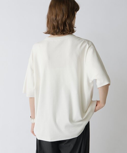 Drawing Numbers（ドローイング ナンバーズ）の「【Drawing Numbers】ユニセックスニットTee（ニット/セーター・レディース・レッド/ホワイト/ブラック・38）」の8枚目の写真