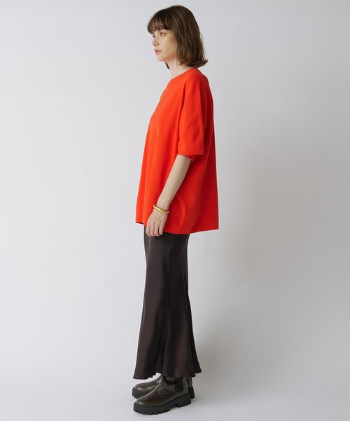 Drawing Numbers（ドローイング ナンバーズ）の「【Drawing Numbers】ユニセックスニットTee（ニット/セーター・レディース・レッド/ホワイト/ブラック・38）」の14枚目の写真