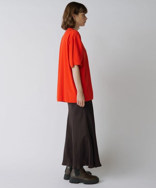 Drawing Numbers（ドローイング ナンバーズ）の「【Drawing Numbers】ユニセックスニットTee（ニット/セーター・レディース・レッド/ホワイト/ブラック・38）」の15枚目の写真