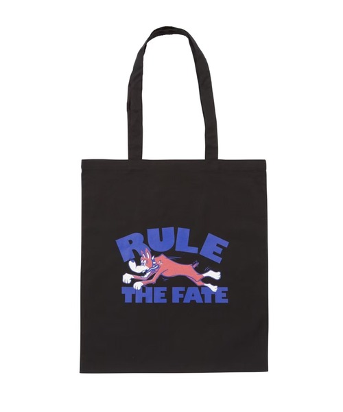 RULE THE FATE(ルールザフェイト)の「RTF DOG TOTE BAG/ドッグトートバッグ(トートバッグ・メンズ・ブラック×ブルー/ブラック×グリーン/ホワイト×グリーン・FREE)」の2枚目の写真