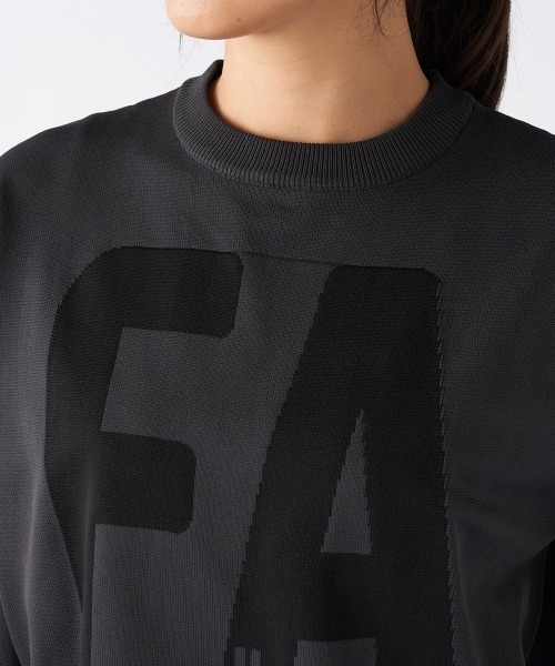 FILA GOLF(フィラゴルフ )の「【FILA GOLF:フィラゴルフ】レディースバルーンスリーブニットセーター ショート丈 ゴルフ(ニット/セーター・レディース・レッド/ブルー/ブラック・SMALL/MEDIUM/LARGE/X-LARGE)」の7枚目の写真
