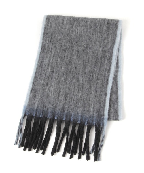 LEPSIM（レプシィム）の「配色無地ストール　587985（ストール/ショール・レディース・チャコールグレー/レッド/アイボリー・ONE SIZE）」の13枚目の写真