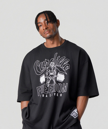 FREEDOM（フリーダム）の「カディロリフトアップグラフィックTシャツ（ブラック）（Tシャツ/カットソー）」