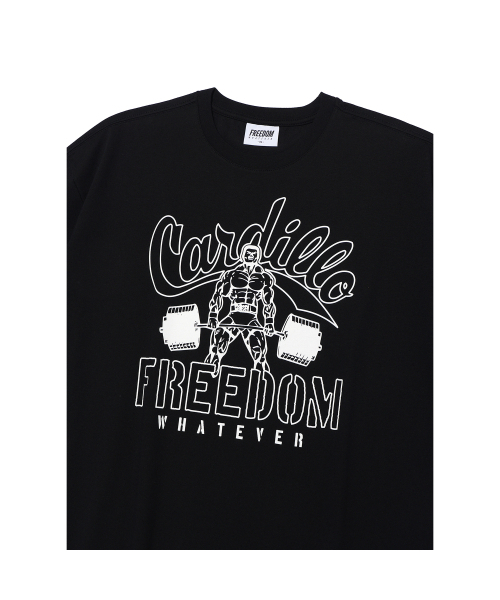 FREEDOM（フリーダム）の「カディロリフトアップグラフィックTシャツ（ブラック）（Tシャツ/カットソー・メンズ・その他・4XL/LARGE/X-LARGE/2XL/3XL）」の4枚目の写真