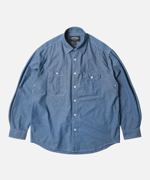 FRIZMWORKS（フリズムワークス）の「1920S CHAMBRAY WORK SHIRT _ BLUE（シャツ/ブラウス）」