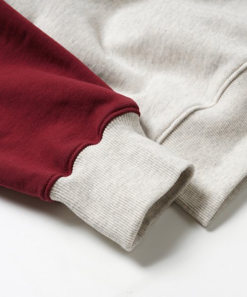 FRIZMWORKS(フリズムワークス)の「ROUNDED RAGLAN SWEATSHIRT _ BURGUNDY(スウェット・メンズ・その他・MEDIUM/LARGE/X-LARGE)」の5枚目の写真