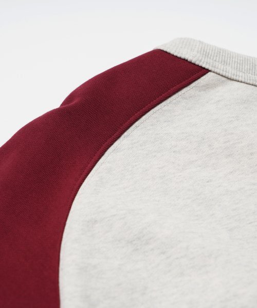 FRIZMWORKS(フリズムワークス)の「ROUNDED RAGLAN SWEATSHIRT _ BURGUNDY(スウェット・メンズ・その他・MEDIUM/LARGE/X-LARGE)」の6枚目の写真