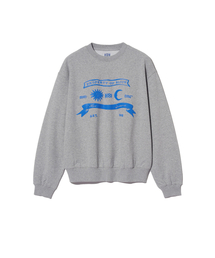 Kijun（キジュン）の「Sun Moon Pullover UNISEX Melange Grey（スウェット）」