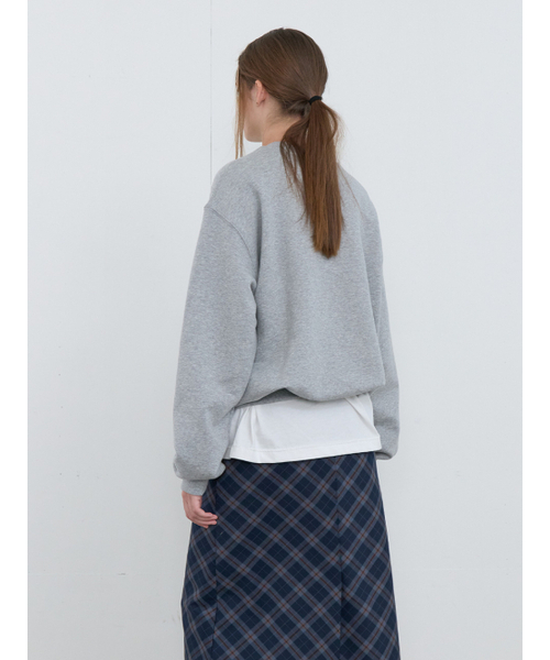 Kijun(キジュン)の「Sun Moon Pullover UNISEX Melange Grey(スウェット・レディース・その他・MEDIUM/SMALL/LARGE)」の5枚目の写真