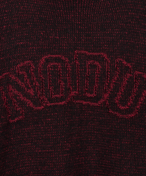 NODU（ノードユー）の「ロゴリングラウンドニット[ダークレッド]（ニット/セーター・メンズ・その他・MEDIUM/LARGE）」の9枚目の写真