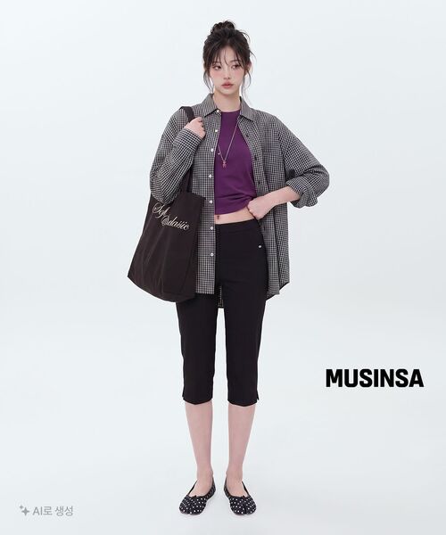 TTUDEMENT(トュードメント)の「シガレットカプリパンツ (ブラック)(その他パンツ・レディース・その他・LARGE/MEDIUM/SMALL/X-SMALL)」の12枚目の写真