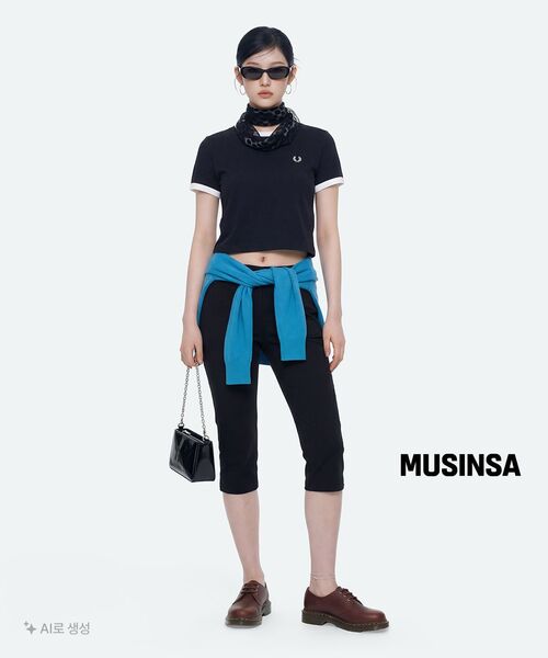 TTUDEMENT(トュードメント)の「シガレットカプリパンツ (ブラック)(その他パンツ・レディース・その他・LARGE/MEDIUM/SMALL/X-SMALL)」の3枚目の写真