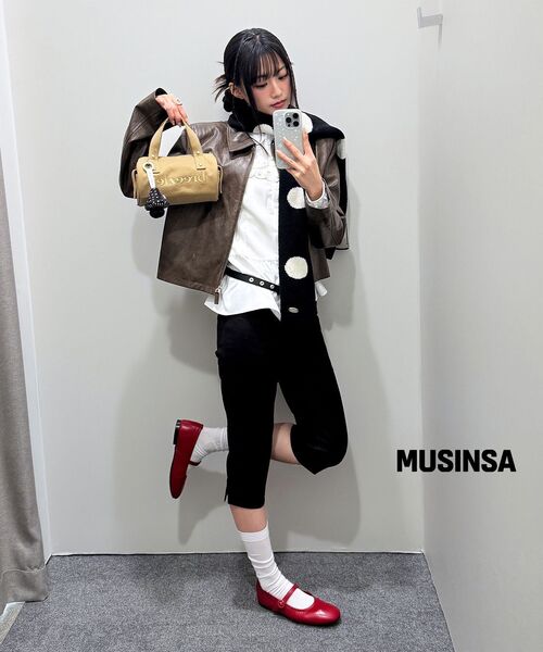 TTUDEMENT(トュードメント)の「シガレットカプリパンツ (ブラック)(その他パンツ・レディース・その他・LARGE/MEDIUM/SMALL/X-SMALL)」の5枚目の写真