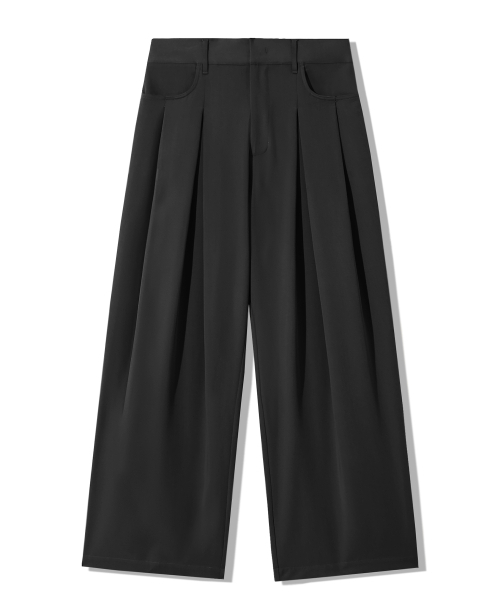 TRILLION（トリリオン）の「ダブルインバーテッドジョーワイドパンツ[ブラック]（スラックス・レディース・その他・MEDIUM/LARGE/X-LARGE）」の4枚目の写真