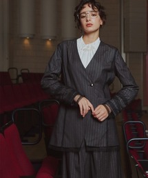 み*❥様 ノーカラーシアージャケット styling/｜ノーカラーシアー