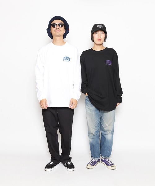 RUDIE'S（ルーディーズ）の「DECAY LS TEE（Tシャツ/カットソー・メンズ・ブラック/ホワイト・L/XL/M）」の17枚目の写真