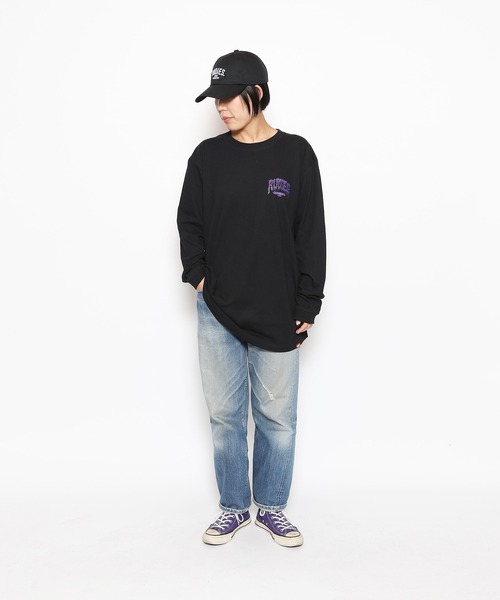 RUDIE'S（ルーディーズ）の「DECAY LS TEE（Tシャツ/カットソー・メンズ・ブラック/ホワイト・L/XL/M）」の18枚目の写真