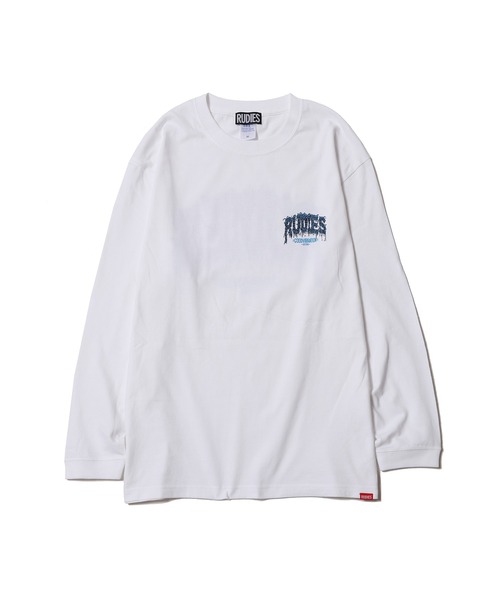 RUDIE'S（ルーディーズ）の「DECAY LS TEE（Tシャツ/カットソー・メンズ・ブラック/ホワイト・L/XL/M）」の3枚目の写真