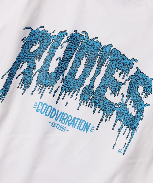 RUDIE'S（ルーディーズ）の「DECAY LS TEE（Tシャツ/カットソー・メンズ・ブラック/ホワイト・L/XL/M）」の8枚目の写真