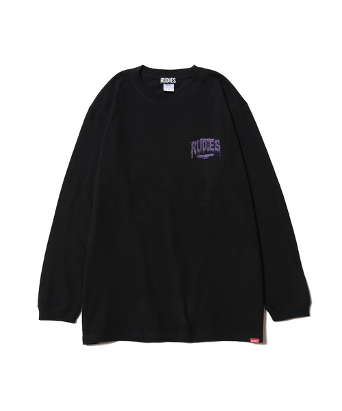 RUDIE'S（ルーディーズ）の「DECAY LS TEE（Tシャツ/カットソー・メンズ・ブラック/ホワイト・L/XL/M）」の11枚目の写真