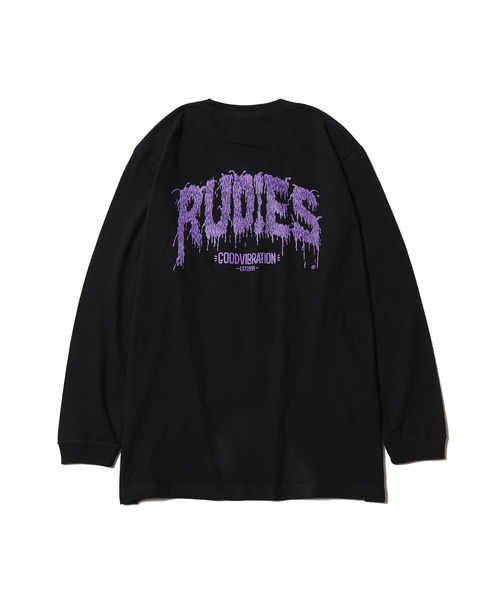 RUDIE'S（ルーディーズ）の「DECAY LS TEE（Tシャツ/カットソー・メンズ・ブラック/ホワイト・L/XL/M）」の10枚目の写真