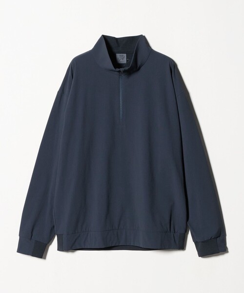 セール】メンズ 裏フリース クウォータージップ プルオーバーブルゾン